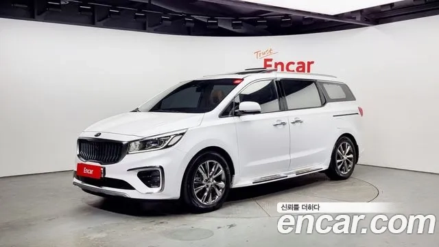 Kia The New Carnival 2018 Белый из Кореи