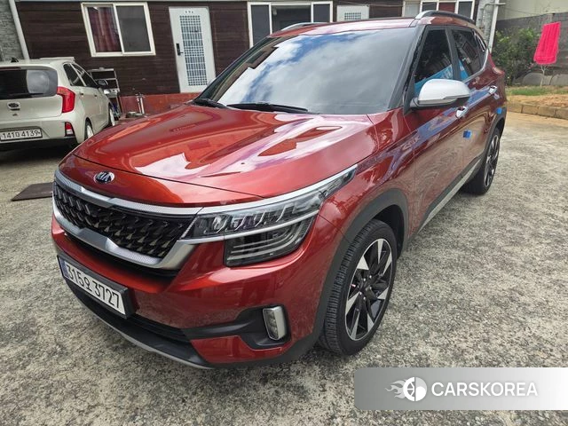 Kia Seltos 2021 Красный из Кореи