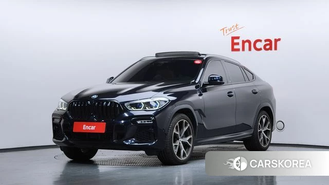 BMW X6 (G06) 2021 Черный из Кореи