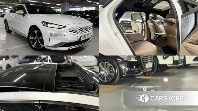 Kia K8 Hybrid 2022 Белый из Кореи