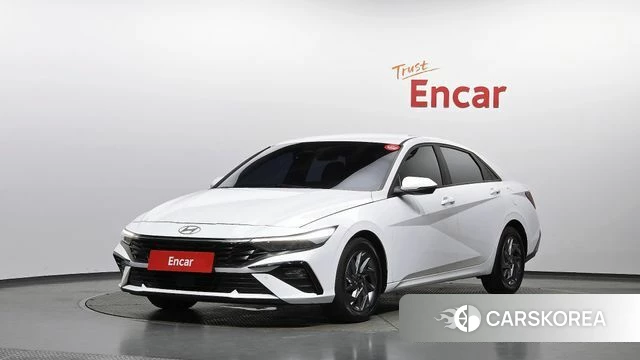 Hyundai The New Avante (CN7) 2023 Белый из Кореи