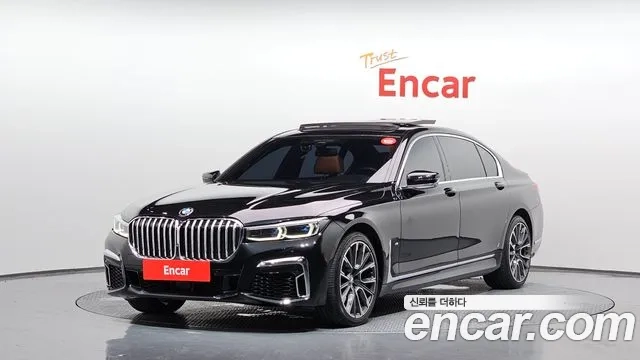 BMW 7 Series (G11) 2020 Черный из Кореи