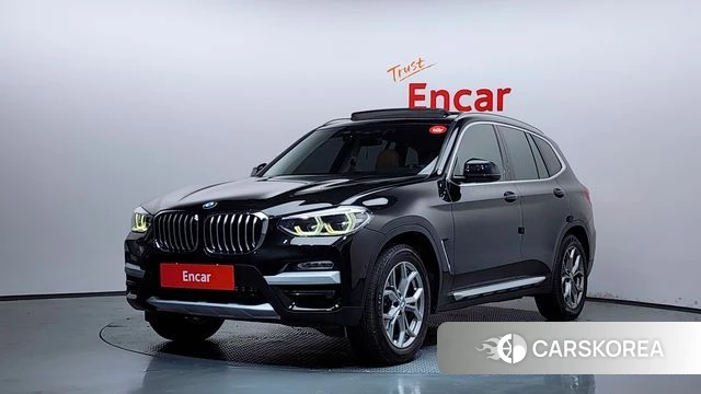 BMW X3 (G01) 2019 Черный из Кореи