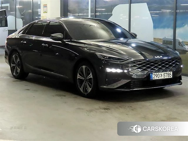 Kia K8 Hybrid 2021 Серый из Кореи