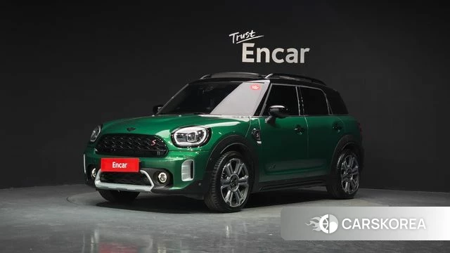 Mini Cooper S Countryman 2022 Зеленый из Кореи