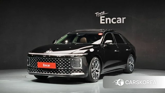 Hyundai Grandeur Hybrid (GN7) 2023 Черный из Кореи