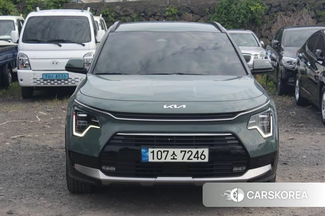 Kia Di Ol Nu Niro 2022 Зеленый из Кореи