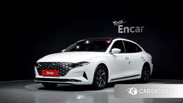 Hyundai The New Grandeur IG Hybrid 2022 Белый из Кореи
