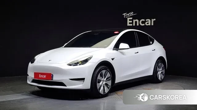 Tesla Model Y 2023 Белый из Кореи