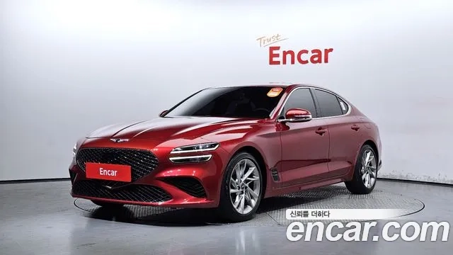 Genesis The New G70 2021 Красный из Кореи