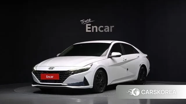 Hyundai Avante (CN7) 2020 Белый из Кореи