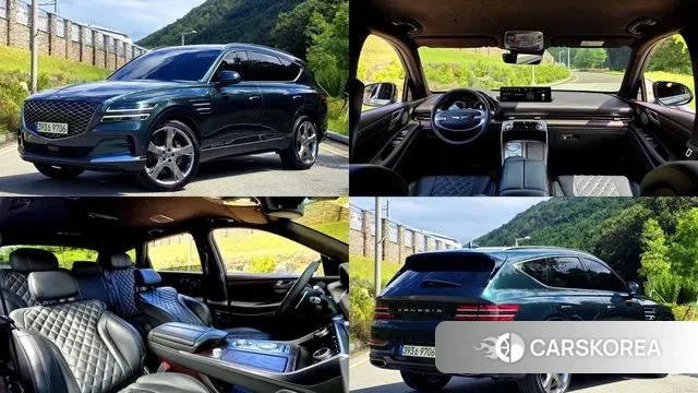 Genesis GV80 2021 Темно-зеленый из Кореи