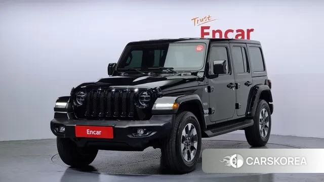 Jeep Wrangler (JL) 2021 Черный из Кореи