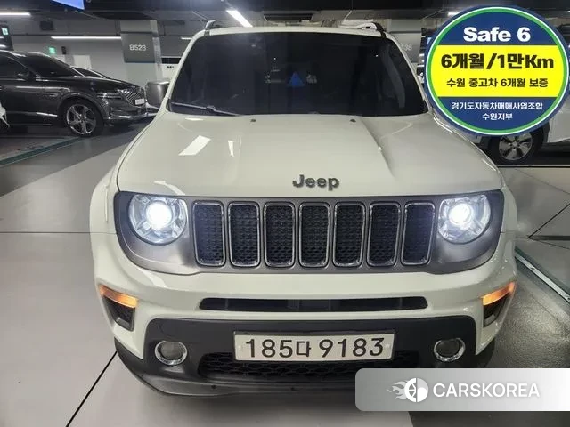 Jeep Renegade 2019 Белый из Кореи