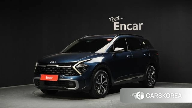 Kia Sportage 5th Generation Hybrid 2022 Синий из Кореи