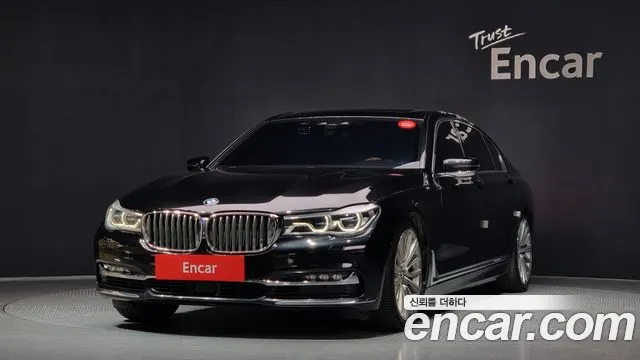 BMW 7 Series (G11) 2018 Черный из Кореи