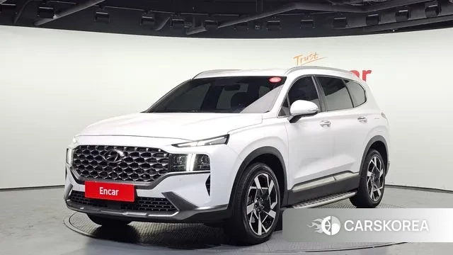 Hyundai The New Santa Fe 2021 Белый из Кореи