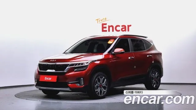Kia Seltos 2021 Красный из Кореи
