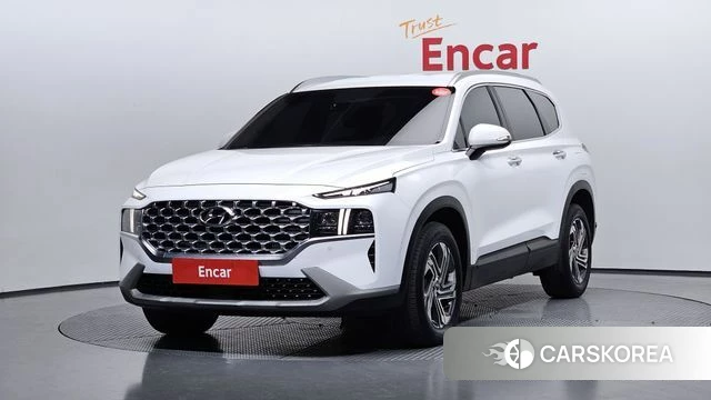 Hyundai The New Santa Fe 2021 Белый из Кореи