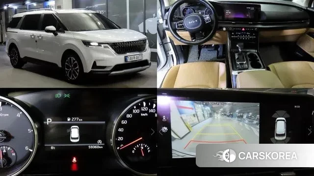 Kia Carnival 4th generation 2022 Белый из Кореи