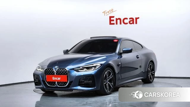 BMW 4 Series (G22) 2021 Синий из Кореи