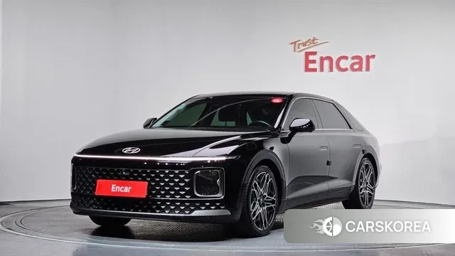 Hyundai Grandeur Hybrid (GN7) 2023 Черный из Кореи