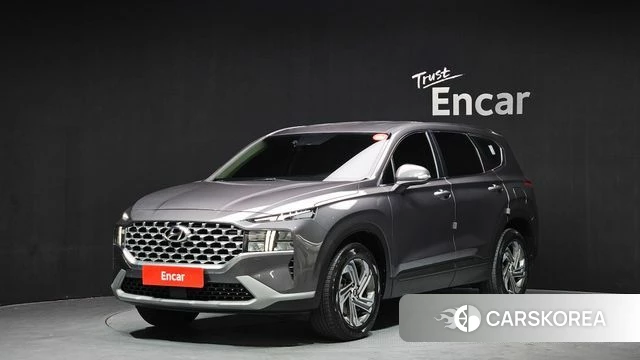 Hyundai The New Santa Fe 2021 Серый из Кореи