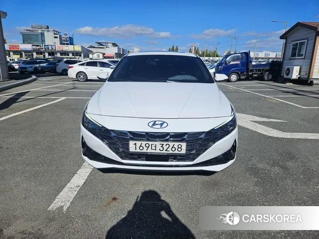 Hyundai Avante (CN7) 2020 Белый из Кореи