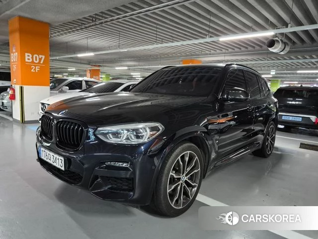 BMW X3 (G01) 2021 Черный из Кореи