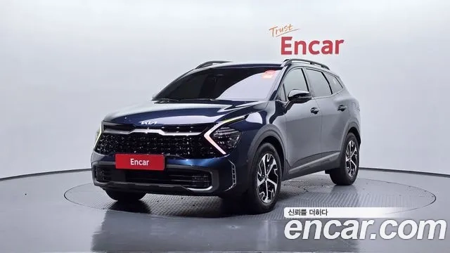 Kia Sportage 5th Generation Hybrid 2023 Синий из Кореи