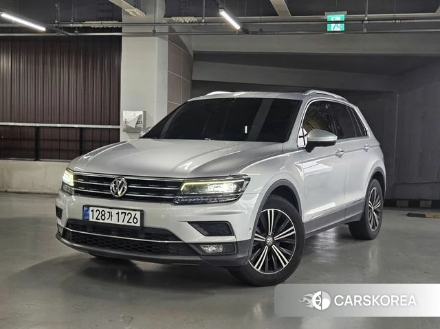 Volkswagen Tiguan second Generation 2020 Серебряный из Кореи