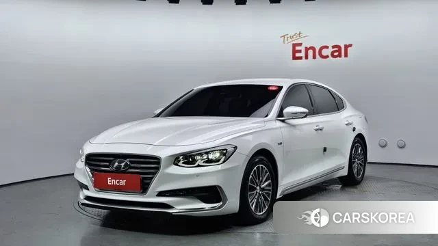 Hyundai Grandeur IG Hybrid 2018 Белый из Кореи