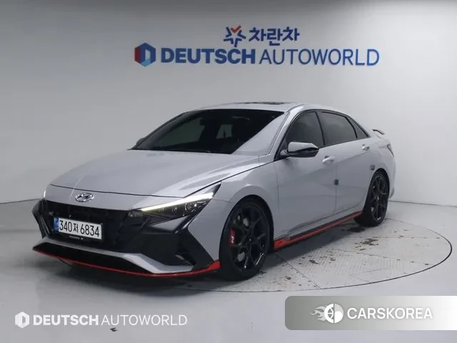 Hyundai Avante (CN7) 2023 Серый из Кореи