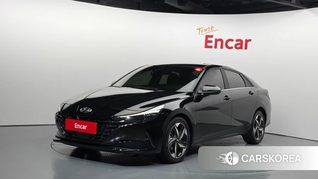 Hyundai Avante (CN7) 2020 Черный из Кореи