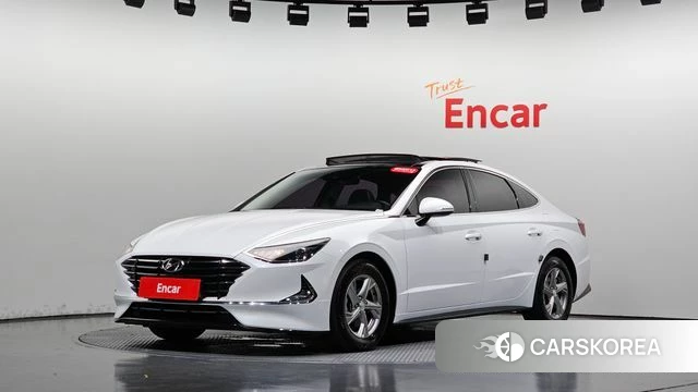 Hyundai Sonata (DN8) 2019 Белый из Кореи