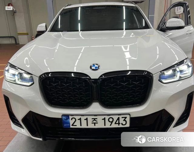 BMW X4 (G02) 2022 Белый из Кореи