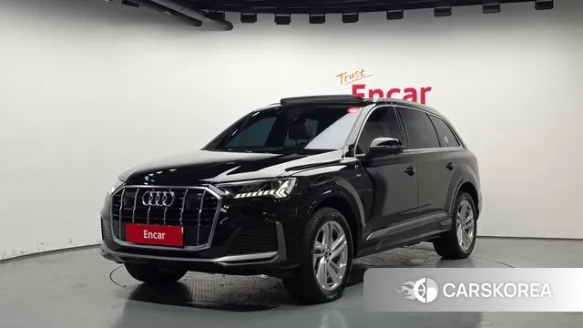 Audi Q7 (4M) 2022 Черный из Кореи