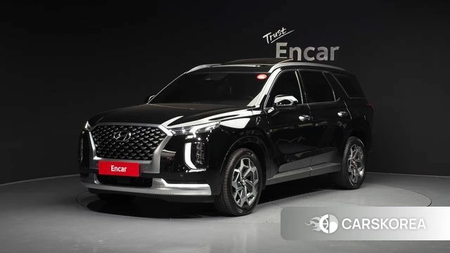 Hyundai Palisade 2021 Черный из Кореи