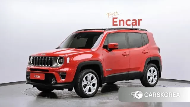 Jeep Renegade 2021 Красный из Кореи