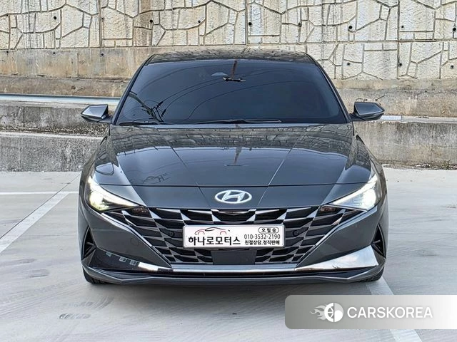 Hyundai Avante (CN7) 2022 Серый из Кореи