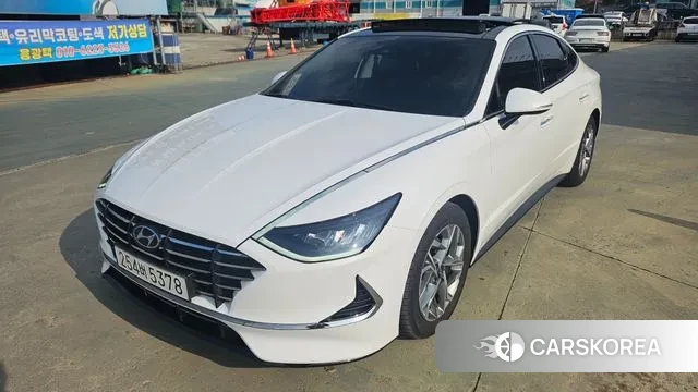 Hyundai Sonata (DN8) 2022 Белый из Кореи