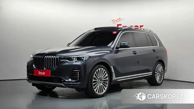 BMW X7 (G07) 2021 Серый из Кореи