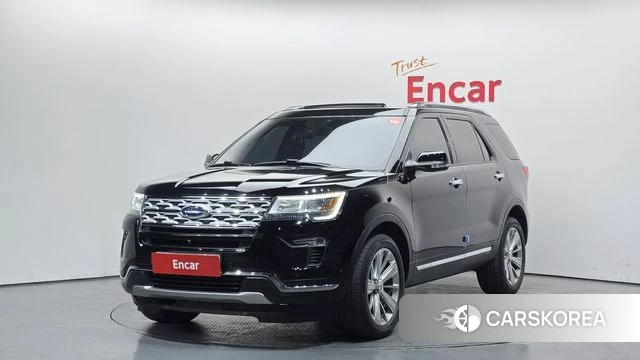 Ford Explorer 2018 Черный из Кореи