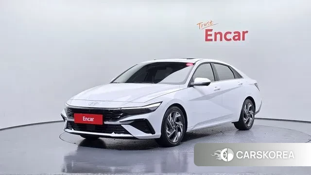 Hyundai The New Avante (CN7) 2025 Белый из Кореи