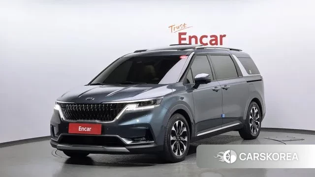 Kia Carnival 4th generation 2020 Небесно-голубой из Кореи