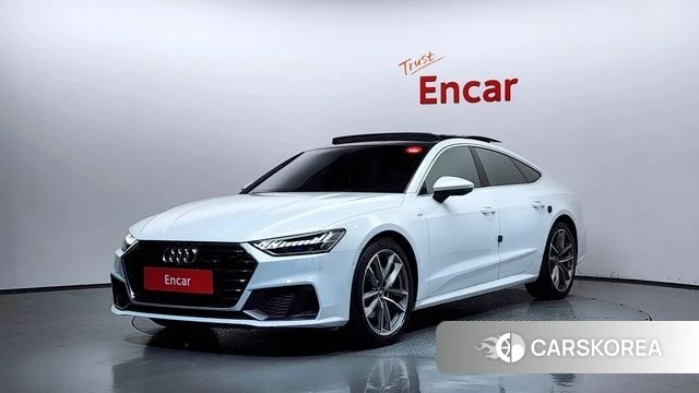 Audi A7 (4K) 2020 Белый из Кореи