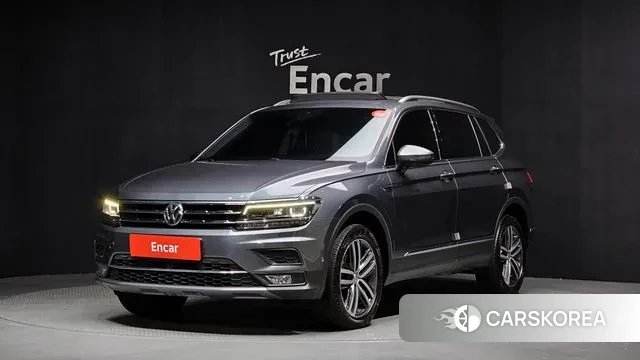Volkswagen Tiguan Allspace 2020 Серый из Кореи