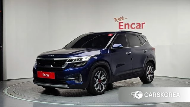 Kia Seltos 2021 Синий из Кореи