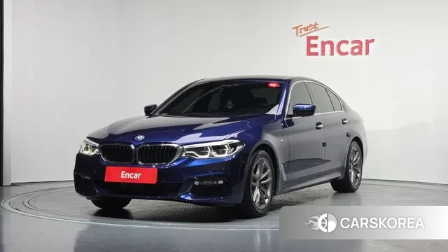 BMW 5 Series (G30) 2018 Синий из Кореи