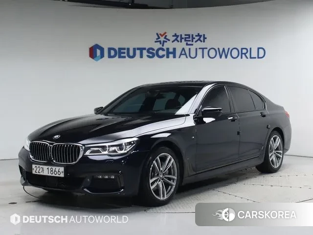 BMW 7 Series (G11) 2018 Синий из Кореи